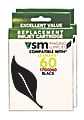 VSM Imaging Supplies VSMLEX60-2PK (Lexmark 17G0060) High-Yield Remanufactured Black Ink Cartridge