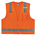 Ergodyne GloWear® Surveyor's Mesh Hi-Vis Class 2 Safety Vest, 2X, Orange