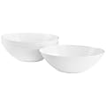 Gibson Ultra Patio 4-Piece Tempered Opal Glass Cereal Bowl Set, 7”, White 1 thumbnail image
