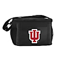 Kolder NCAA 6-Pack Cooler Bag, Indiana Hoosiers, 8" x 10" x 6", Black