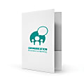 Custom 1-Color Flat Print 1- Or 2-Pocket Presentation Folders, 9" x 12", Box Of 50 Folders 1 thumbnail image