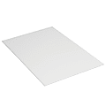 Partners Brand Plastic Corrugated Sheets, 48" x 96", White, Pack Of 10 1 thumbnail image
