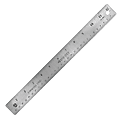 Westcott® Stainless Steel Ruler, 12"/30cm