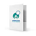 Custom 2-Color Flat Print, 1 or 2 Pocket Presentation Folder, 9" x 12", Box of 50 1 thumbnail image