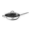 Bergner Stainless Steel Non-Stick Coating Frying Pan, 12”, Silver