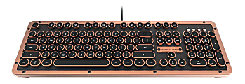 Azio Retro Classic Vintage Typewriter Mechanical USB Keyboard, Artisan, MK-RETRO-L-03-US