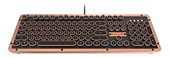 Azio Retro Classic Vintage Typewriter Mechanical USB Keyboard, Artisan, MK-RETRO-L-03-US 1 thumbnail image