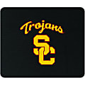 Centon University of Southern California Mouse Pad - Black - Rubber, Cloth