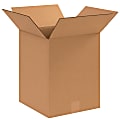 Partners Brand Corrugated Boxes, 12" x 12" x 15", Kraft, Pack Of 25