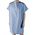 DMI® Patient Hospital Gown, Large, Blue 1 thumbnail image