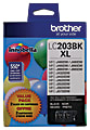 Brother LC203 Black High-Yield Ink Cartridges, Pack Of 2, LC2032PKS 1 thumbnail image