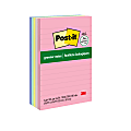 Post-it® Greener Notes, 4 in x 6 in, 5 Pads, 100 Sheets/Pad, Clean Removal, Sweet Sprinkles Collection, Lined