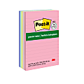 Post-it® Greener Notes, 4 in x 6 in, 5 Pads, 100 Sheets/Pad, Lined, Clean Removal, Back to School Supplies for Students, Sticky Notes for Textbooks, Notebooks, Walls and Vertical Surfaces, Sweet Sprinkles Collection 1 thumbnail image