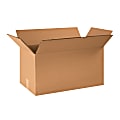 Partners Brand Double-Wall Heavy-Duty Corrugated Cartons, 24" x 12" x 12", Pack Of 15