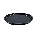 Carlisle GripLite Round Serving Tray, 11-1/4", Black