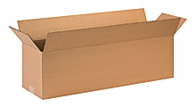 Partners Brand Long Corrugated Boxes, 28" x 8" x 8", Kraft, Pack Of 25