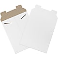 Office Depot® Brand Stayflats® Mailers, 7" x 9", White, Pack of 100  