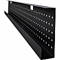 Lorell Invent Training Table Components - 66" Width x 3" Depth x 10" Height x 39.37 mil Thickness - Durable - Steel - Black - 1 Each 1 thumbnail image