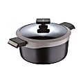 Masterpro Gastro Titanium Collection 2-Piece Cast-Aluminum Nontick Dutch Oven, 4.8 Qt, Brown 1 thumbnail image