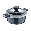Masterpro Gastro Ceramic Aluminum 4.8-Quart Non-Stick Dutch Oven, Gray 1 thumbnail image
