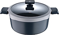 Masterpro Gastro Ceramic Collection 7.5-Quart Cast Aluminum Dutch Oven, Gray 1 thumbnail image