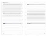 TUL® Discbound Undated Weekly/Monthly Refill Pages, Junior Size, 68 Sheets 1 thumbnail image