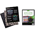 Crayola Creative Lettering Inspiration Pad - 40 Pages - Black, Gray Paper - 1 Each