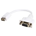 StarTech.com Mini DVI to VGA Video Cable Adapter for Macbooks and iMacs - Video adapter - mini-DVI (M) to H - MDVIVGAMF 1 thumbnail image