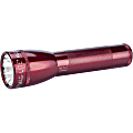 MagLite ML25LT 2-Cell C LED Flashlight - C - Aluminum, Metal - Red
