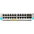 HPE 20-port 10/100/1000BASE-T PoE+ / 4-port 1G/10GbE SFP+ MACsec v3 zl2 Module - For Data Networking, Optical Network - 20 RJ-45 1000Base-T LAN 1 thumbnail image