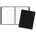AT-A-GLANCE® Contemporary Monthly Planner, 6 7/8" x 8 3/4", 30% Recycled, Black, January to December 2018 (70120X05-18)