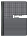 Office Depot® Brand Composition Book, 7-1/2" x 9-3/4", College/Graph Ruled, Gray/White, 100 Sheets