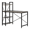 South Shore Evane Industrial 48"W Computer Desk With Storage, Oak Camel 1 thumbnail image