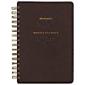 AT-A-GLANCE® Signature Collection Academic 2026-2027 Weekly Monthly Planner, Brown, Small, 5" x 8" 1 thumbnail image