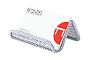 Office Depot® Brand Silver Mesh Business Card Holder