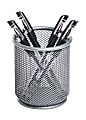 Office Depot® Brand Mesh Pencil Cup, Silver 1 thumbnail image