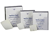 Medline Optifoam Basic Sterile Non-Adhesive Dressings, Fenestrated, 3" x 3", Pack Of 10 1 thumbnail image