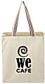 Custom Promotional Rainbow 8 Oz Cotton Grocery Tote, 13" x 15" 1 thumbnail image