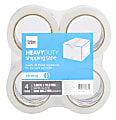 Office Depot® Brand Heavy Duty Shipping Packing Tape, 1.89" x 70.8 Yd, Crystal Clear, Pack Of 4 Rolls