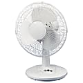 Atlantic Breeze 12" Oscillating Desk Fan, Light Gray 1 thumbnail image