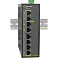 Perle IDS-108FPP - Industrial PoE Switch - 9 Ports - Fast Ethernet - 10/100Base-T, 100Base-FX - 2 Layer Supported - Optical Fiber, Twisted Pair - Rack-mountable, Panel-mountable, Rail-mountable, Wall Mountable - 5 Year Limited Warranty 1 thumbnail image