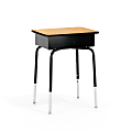 Flash Furniture 24"W Student Desk, Natural 1 thumbnail image