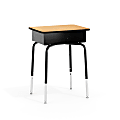 Flash Furniture 24"W Student Desk, Natural