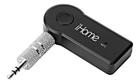 iHome 3.5MM Bluetooth® Audio Receiver, Black 1 thumbnail image