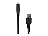 Scosche strikeLINE HD - Lightning cable - Lightning male to USB male - 10 ft - molded - for Apple 10.5-inch iPad Air; 10.5-inch iPad Pro; iPad mini 5; iPhone 8, X, XR, XS, XS Max 1 thumbnail image