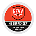 REVV Coffee Single Serve Coffee K Cup Pods, No Surrender, Carton Of 24 1 thumbnail image