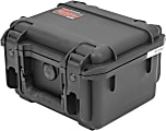SKB Cases iSeries Injection-Molded Mil-Standard Waterproof Case With Padded Dividers, 8-1/2"H x 6-3/8"W x 6-1/8"D