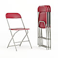 Flash Furniture Hercules Series Folding Chairs, Red/Gray, Pack Of 4 Chairs 1 thumbnail image