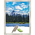 Amanti Art Crackled Metallic Narrow Picture Frame, 20" x 26", Matted For 18" x 24" 1 thumbnail image