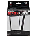 Advantus Screen Kleen Cleaning Wipes, Pack Of 40